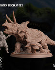 Craghorn Triceratops - 3d Printed Miniature by Arcane Minis