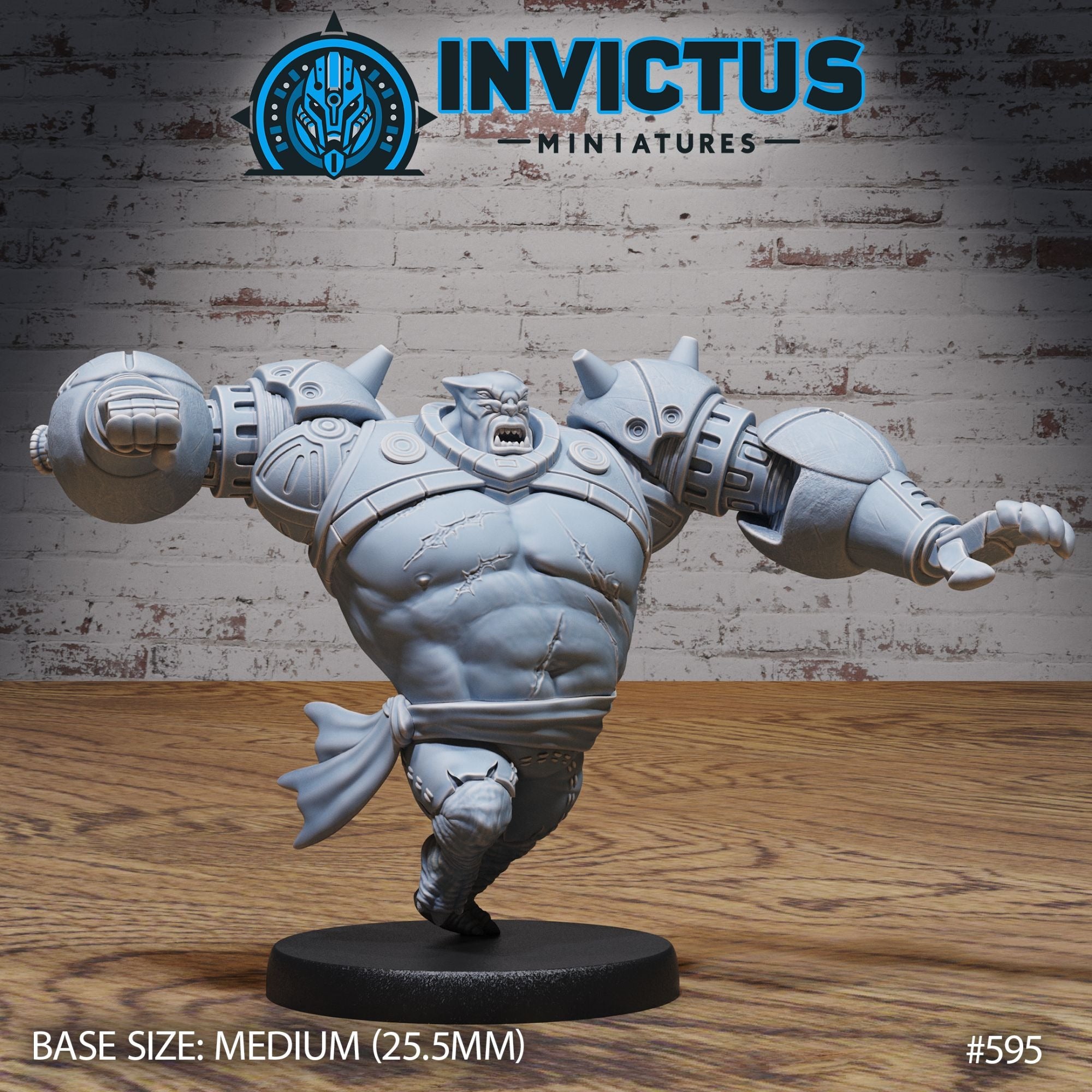 Alien Brute - 3d Printed by Invictus Miniatures