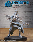 Female Soldier - 3d Printed Miniature Sculpted by Invictus Miniatures