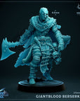 Giantblood Berserker - 3d Printed Miniature Sculpted by Mammoth Factory