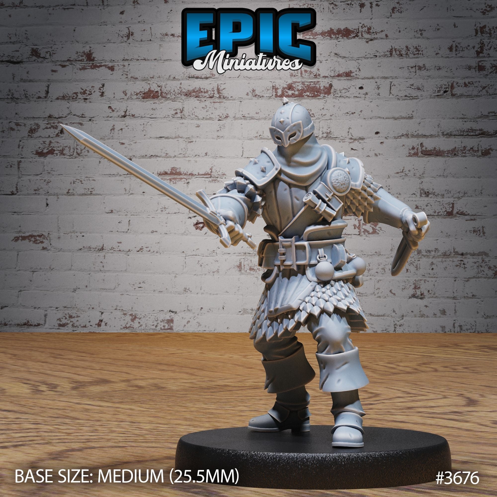 Masked Bandit - 3d Printed by Epic Miniatures