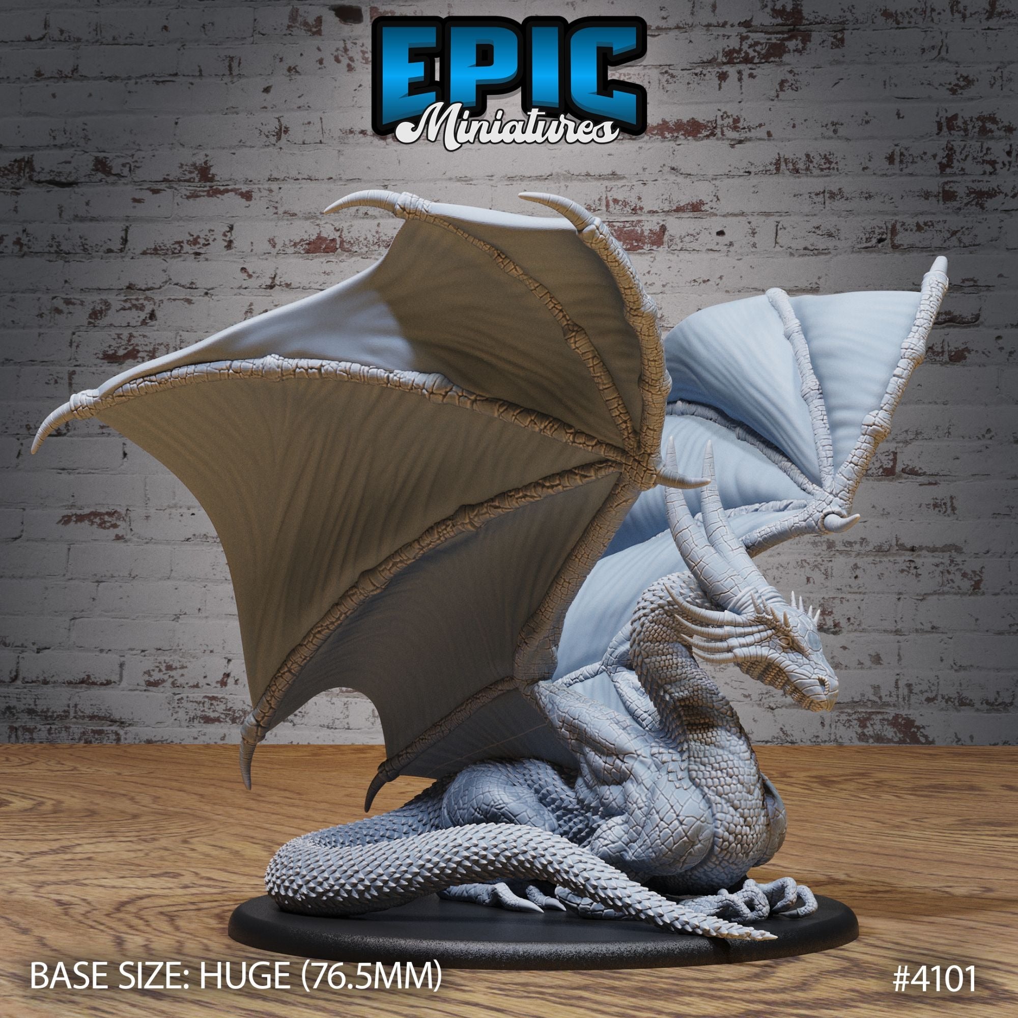 Storm Dragon - 3d Printed by Epic Miniatures