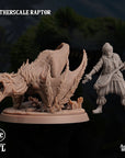 Featherscale Raptor - 3d Printed Miniature by Arcane Minis