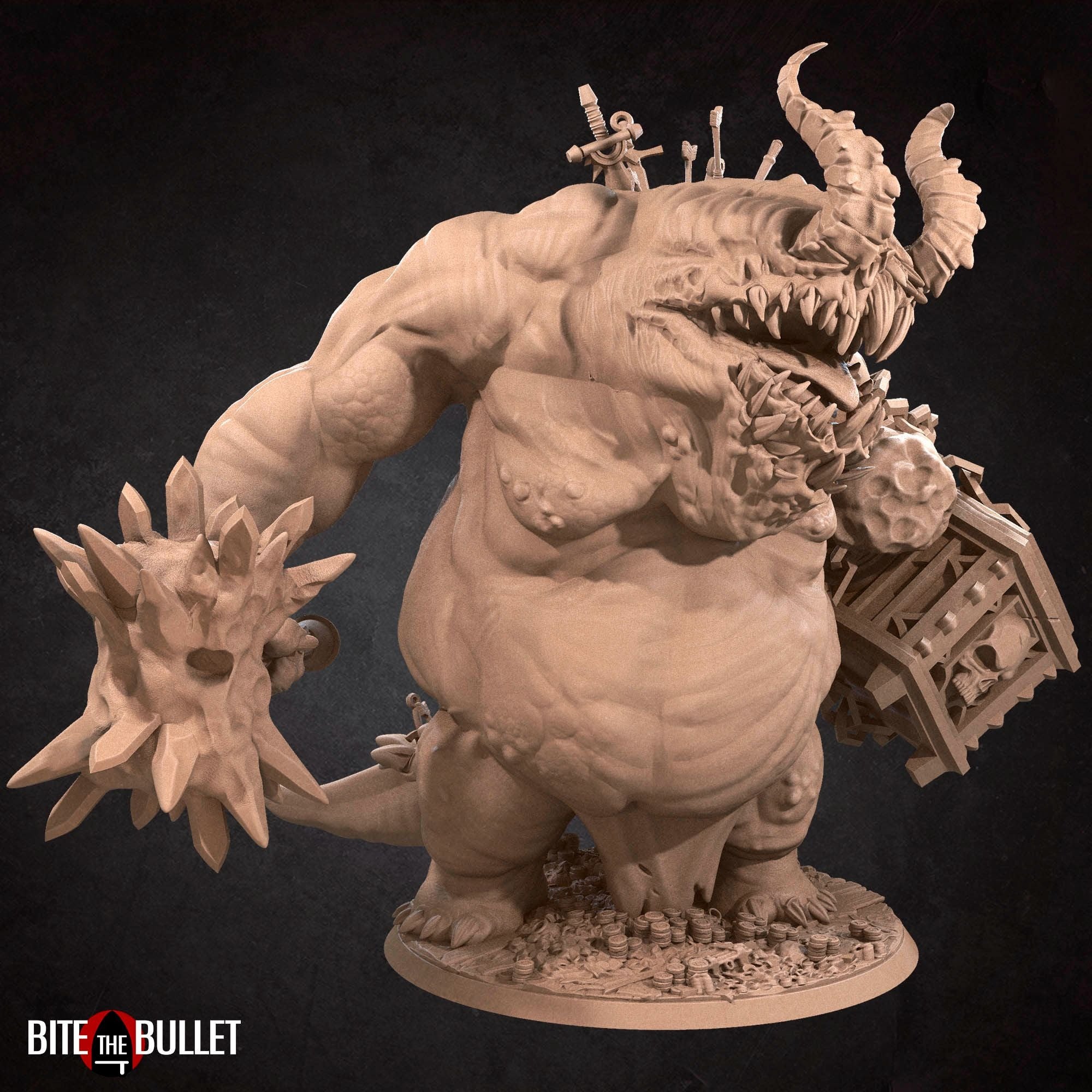 Greed - Bullet Hell Heroes - 3d Printed Miniature by Bite the Bullet