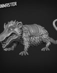 Owlfolk Opossum Mount - 3d Printed Miniature by Goon Master Games