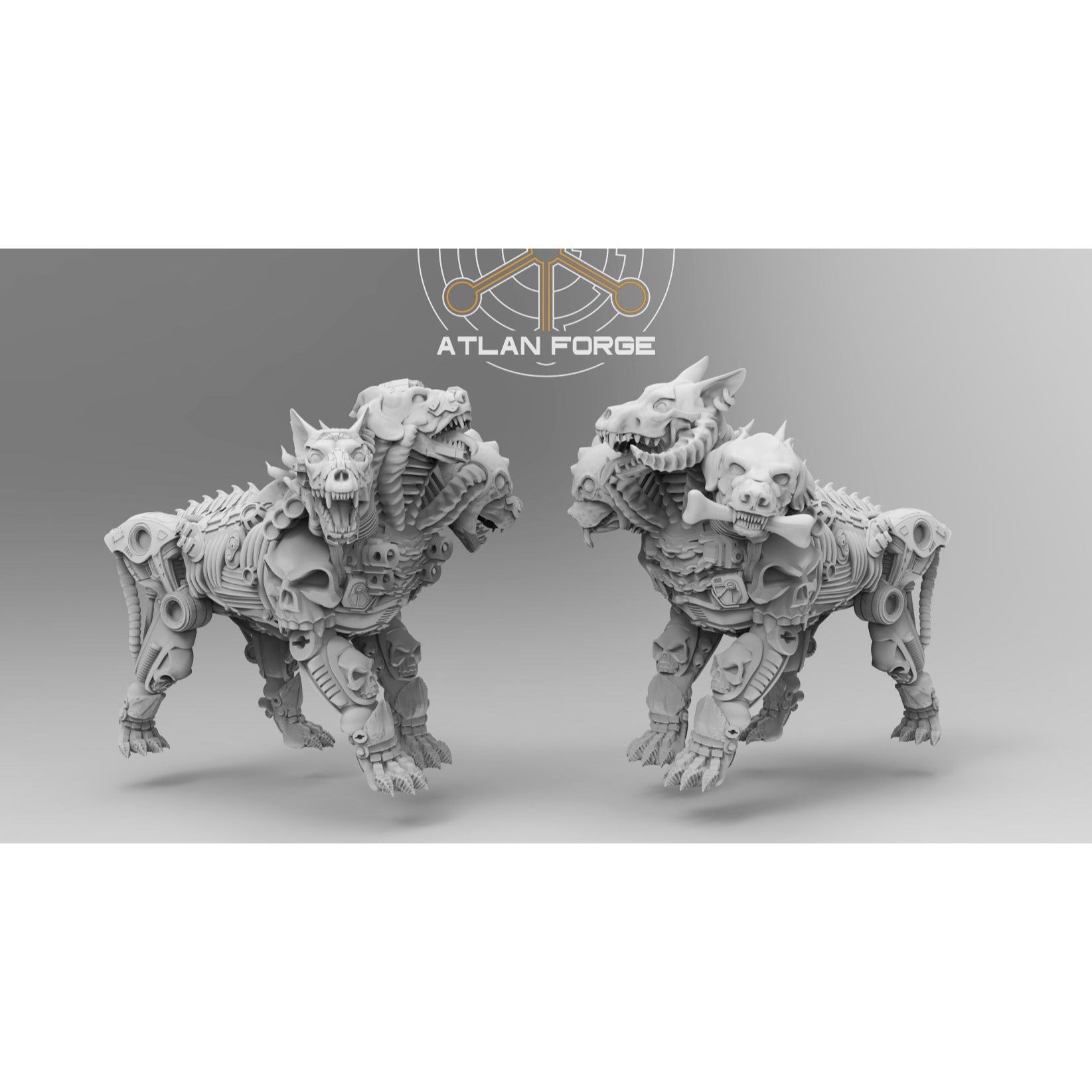 Atlan Forge - Modular Unit 3d Printed Sculpted by Atlan Forge