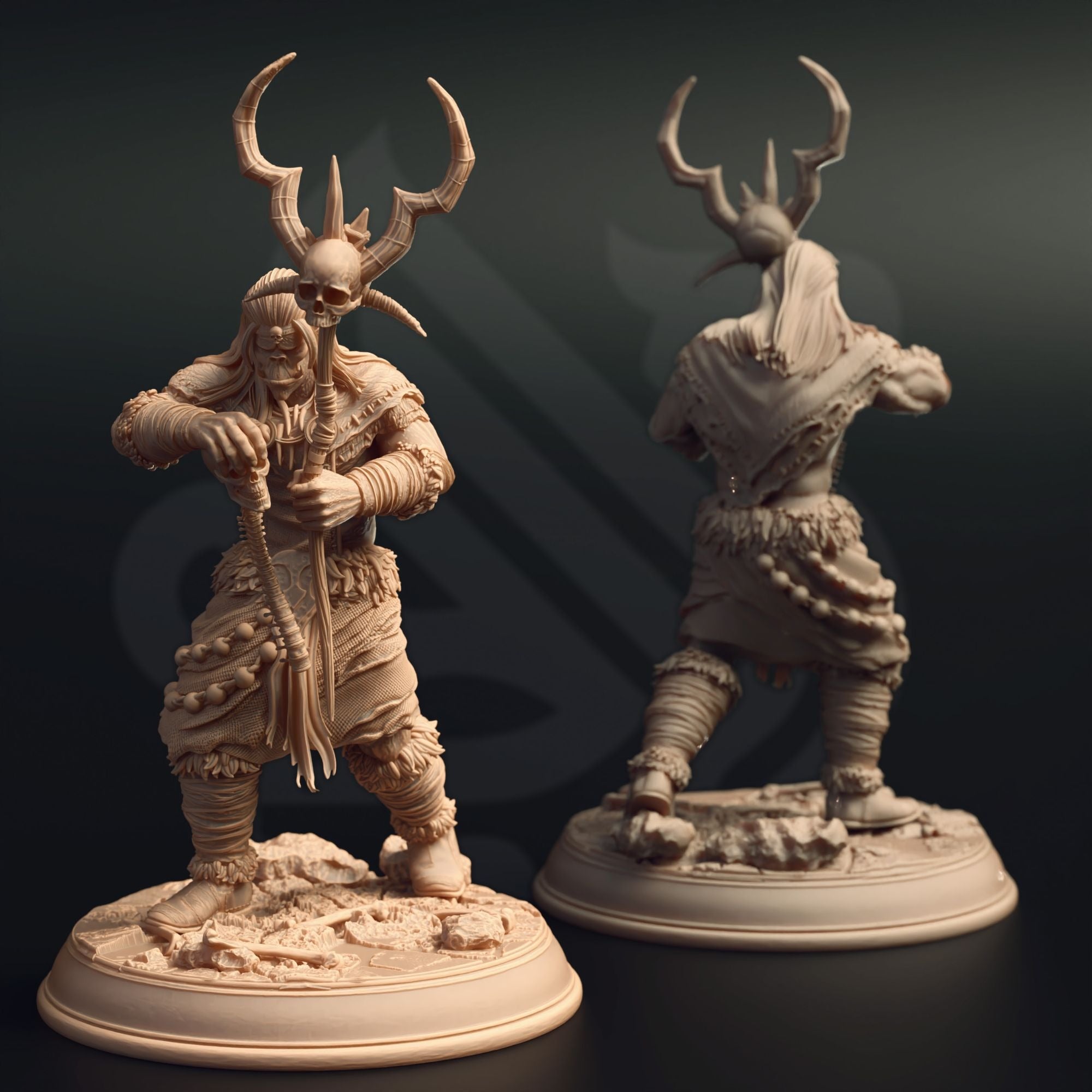 Jugak&#39;Thar Orc Tribe - 3d Printed Miniature by DMStash