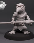 Bird Infantry - 3d Printed Miniature by DiceHeads