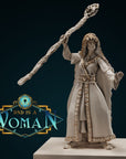 Serpentfolk Druid - Nokaidh - 3d Printed Miniature by DND Is A Woman