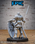 Knight Sir Tristan - 3d Printed by Epic Miniatures