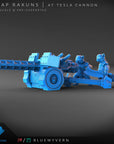 AT Tesla Cannon - Scrap Rakuns - 3d Printed Miniature by Blue Wyvern