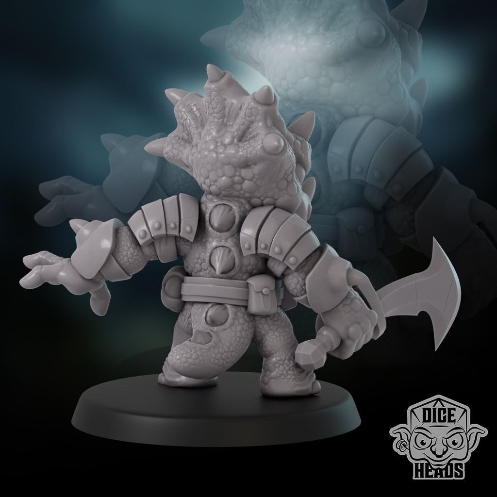 Triceratops Guild - 3d Printed Miniature by DiceHeads