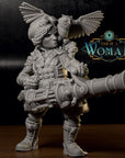 Dwarf Engineer - Hadelin Steamforge - 3d Printed Miniature sculpted by DND Is A Woman