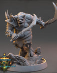 Arraz Decza - Goreborn of Carcass Hollow - 3d Printed Miniature sculpted by Daybreak Miniatures