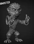 Monkey Monk - 3d Printed Miniature by Goon Master Games