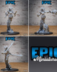 Fire Elemental Female - 3d Printed by Epic Miniatures