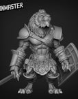 Lion Warriors / Gladiators - 3d Printed Miniature by Goon Master Games