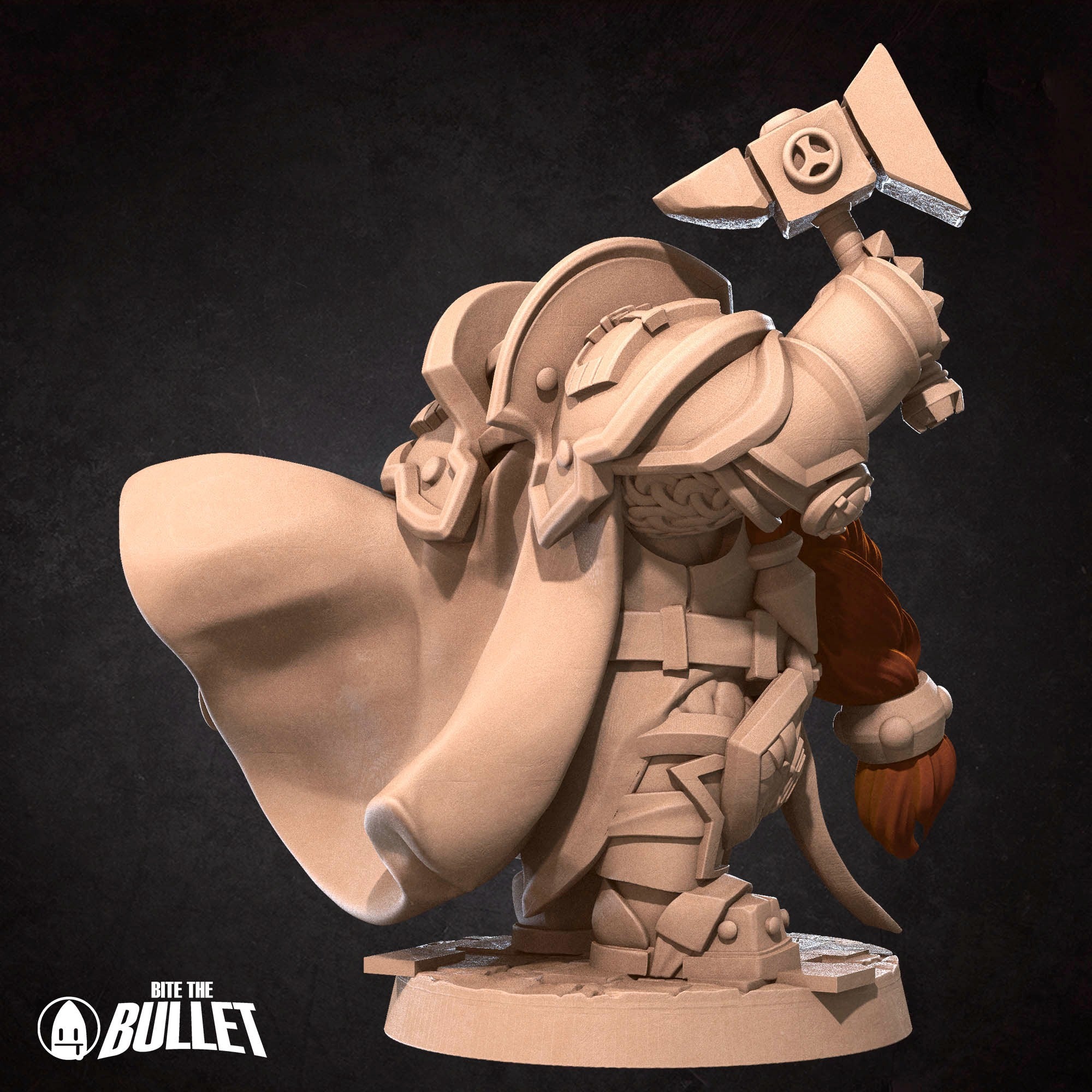 Dwarf High Lord - 3d Printed Miniature by Bite the Bullet