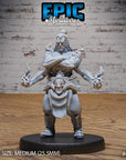 Rage Demon Asura - 3d Printed Miniature Sculpted by Epic Miniatures