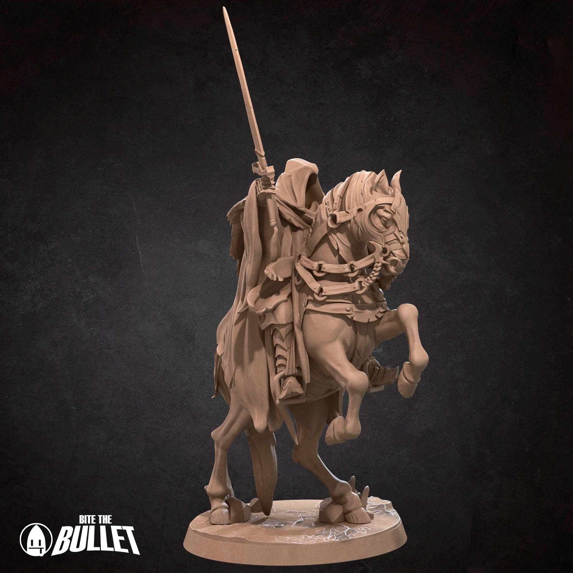 Dark Riders - Bullet Rings: Evil- 3d Printed Miniature sculpted by Bite the Bullet