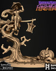 Hexcackle Fryghtwitch - Harrowhaunt Fryghtmares - 3d Printed Miniature by Battle Yak Miniatures