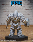 Dark Dwarf - 3d Printed Miniature Sculpted by Epic Miniatures