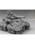 Smilodon Battle Tank - 27-Piece Modular Kit 3d Printed Sculpted by Atlan Forge