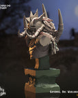 Gothmog, Orc Warlord Bust - 3d Printed Miniature by Crippled God Foundry