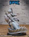 Naga Savage - 3d Printed Miniature Sculpted by Epic Miniatures