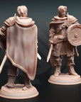 Arion Midrun, Human Fighter - 3d Printed Miniature by DM Stash