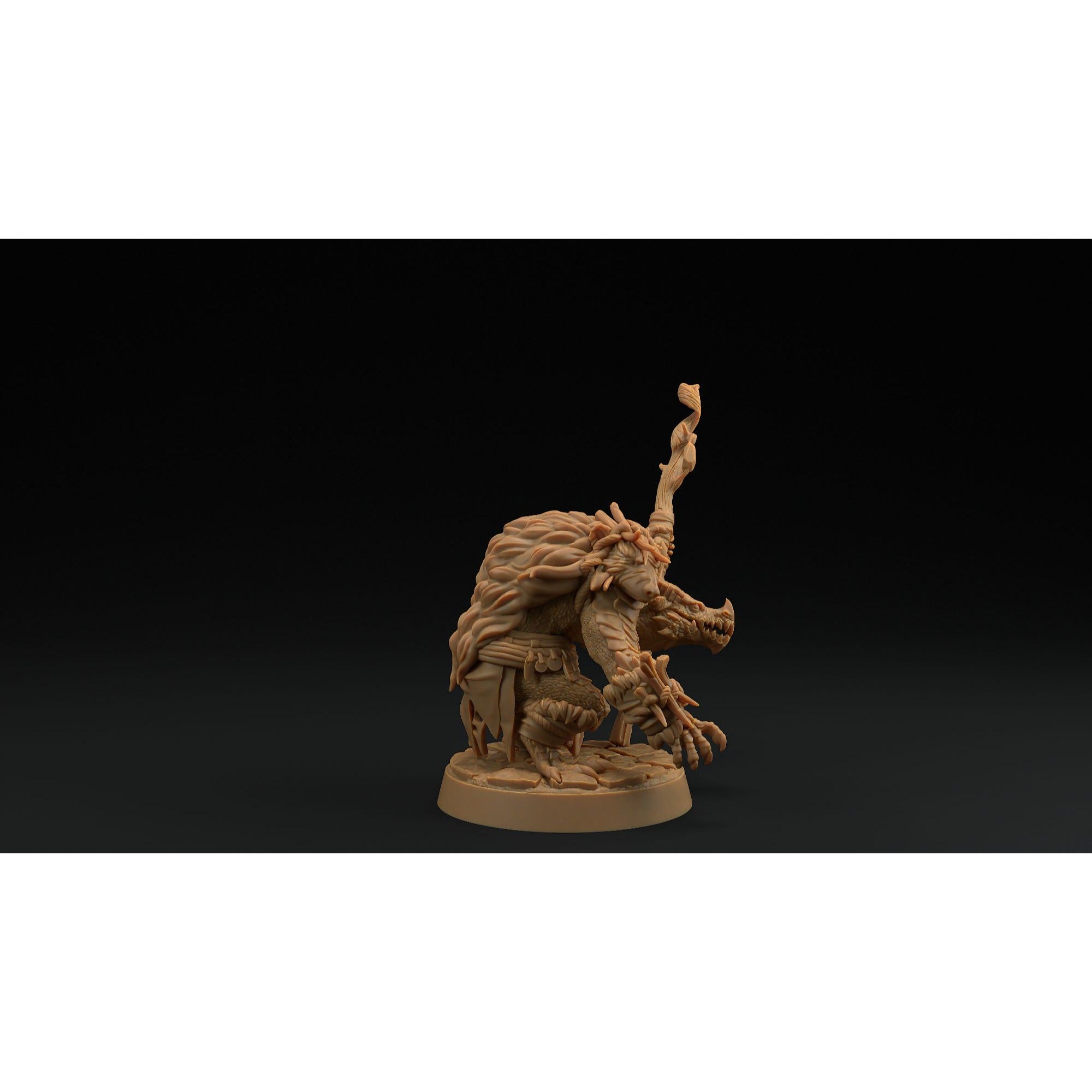 Thorneclaw, Primal Caller - 3d Printed Miniature by Dragon Trappers Lodge