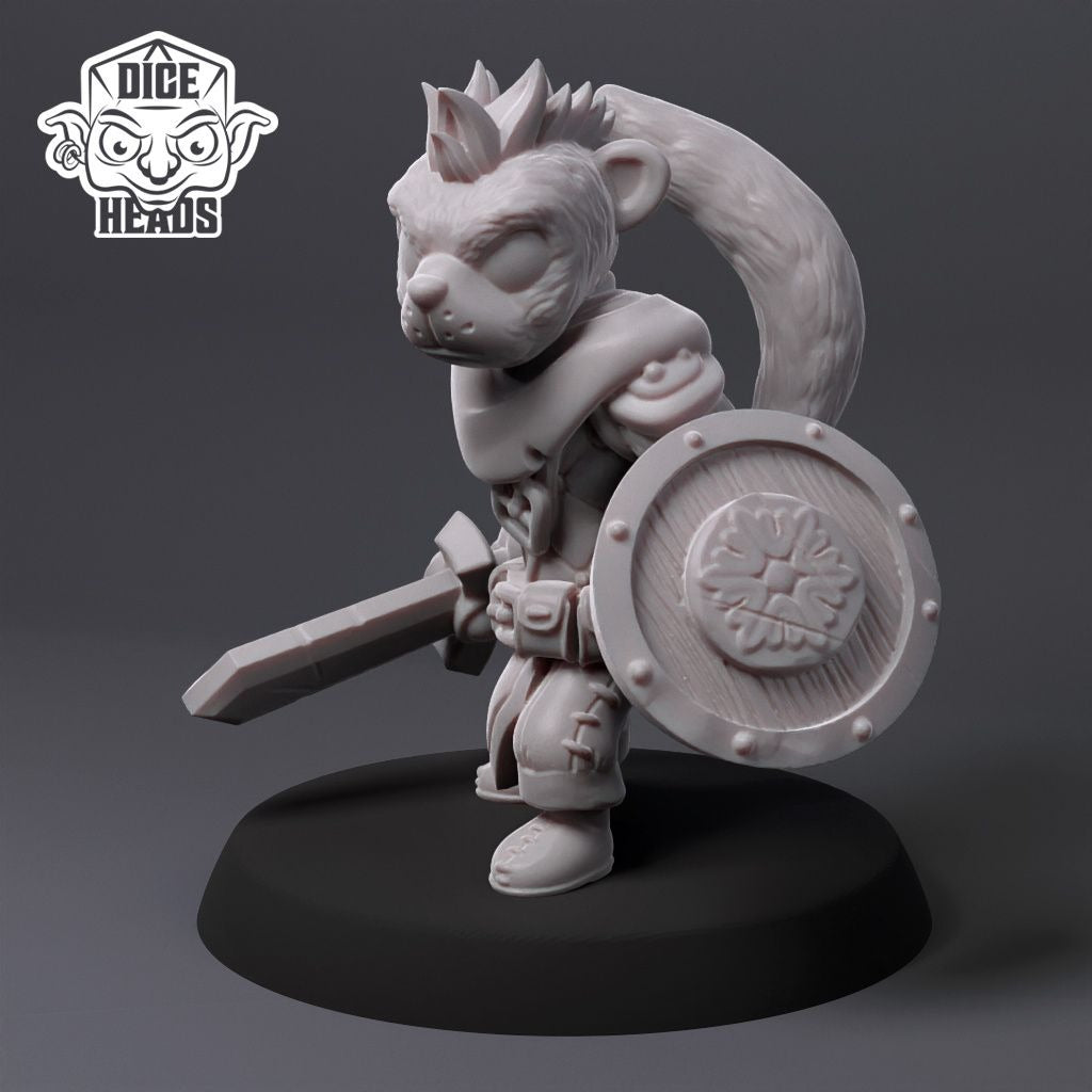 Weasel Infantry - 3d Printed Miniature by DiceHeads