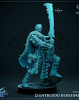 Giantblood Berserker - 3d Printed Miniature Sculpted by Mammoth Factory