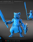 Rakun Troopers - Scrap Rakuns - 3d Printed Miniature by Blue Wyvern