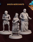 Sands Merchants - 3d Printed Miniature Sculpted by Wishgate Studios