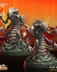 Flame Worms - 3d Printed Miniature Sculpted by Crippled God Foundry