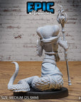 Cobra Folk Warrior - 3d Printed Miniature Sculpted by Epic Miniatures