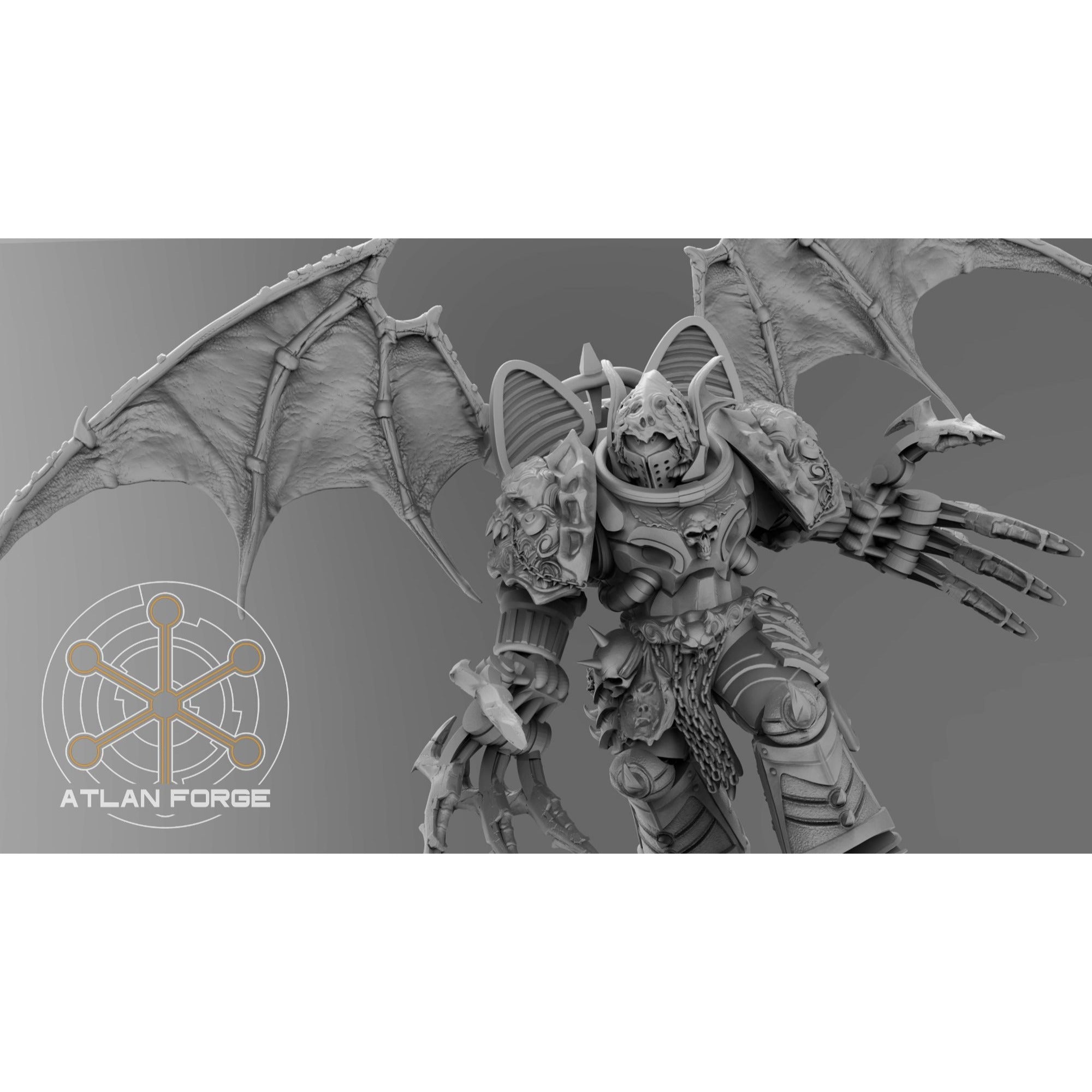 Nekramoroi Spiridus (Devil&#39;s Messengers) - 5 Model Modular Unit 3d Printed Miniature