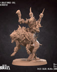 Orc Warg Riders - Bullet Rings: Evil- 3d Printed Miniature sculpted by Bite the Bullet