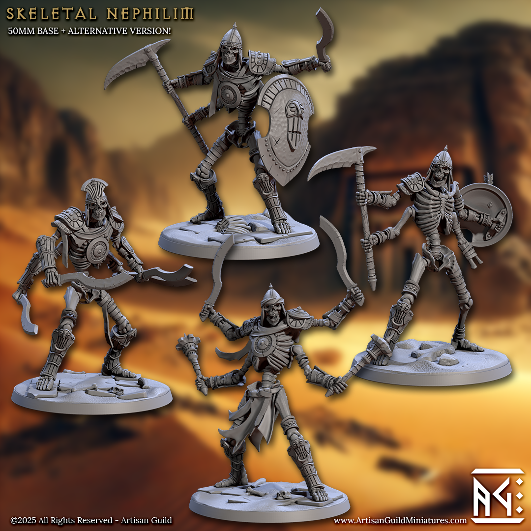 a group of miniature figurines of knights and knights