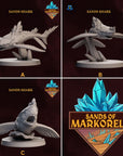 Sands Shark - 3d Printed Miniature Sculpted by Wishgate Studios