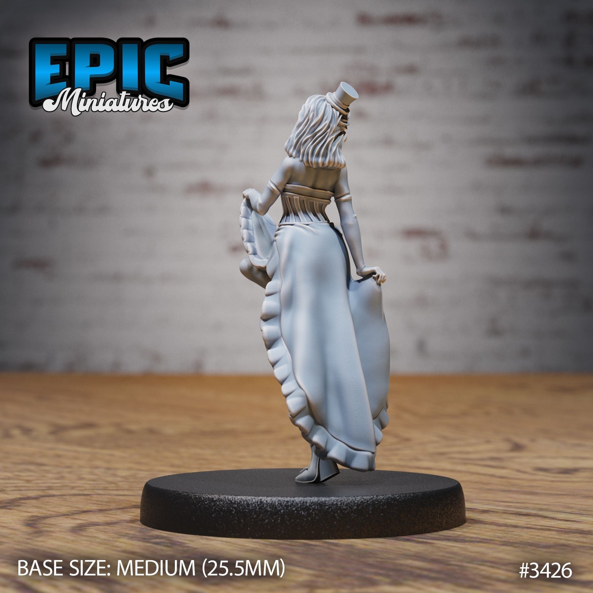 Saloon Dancer - 3d Printed Miniature