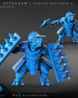 Kamian Defenders - The Octagram, Kamians - 3d Printed Miniature by Dragon Trappers Lodge