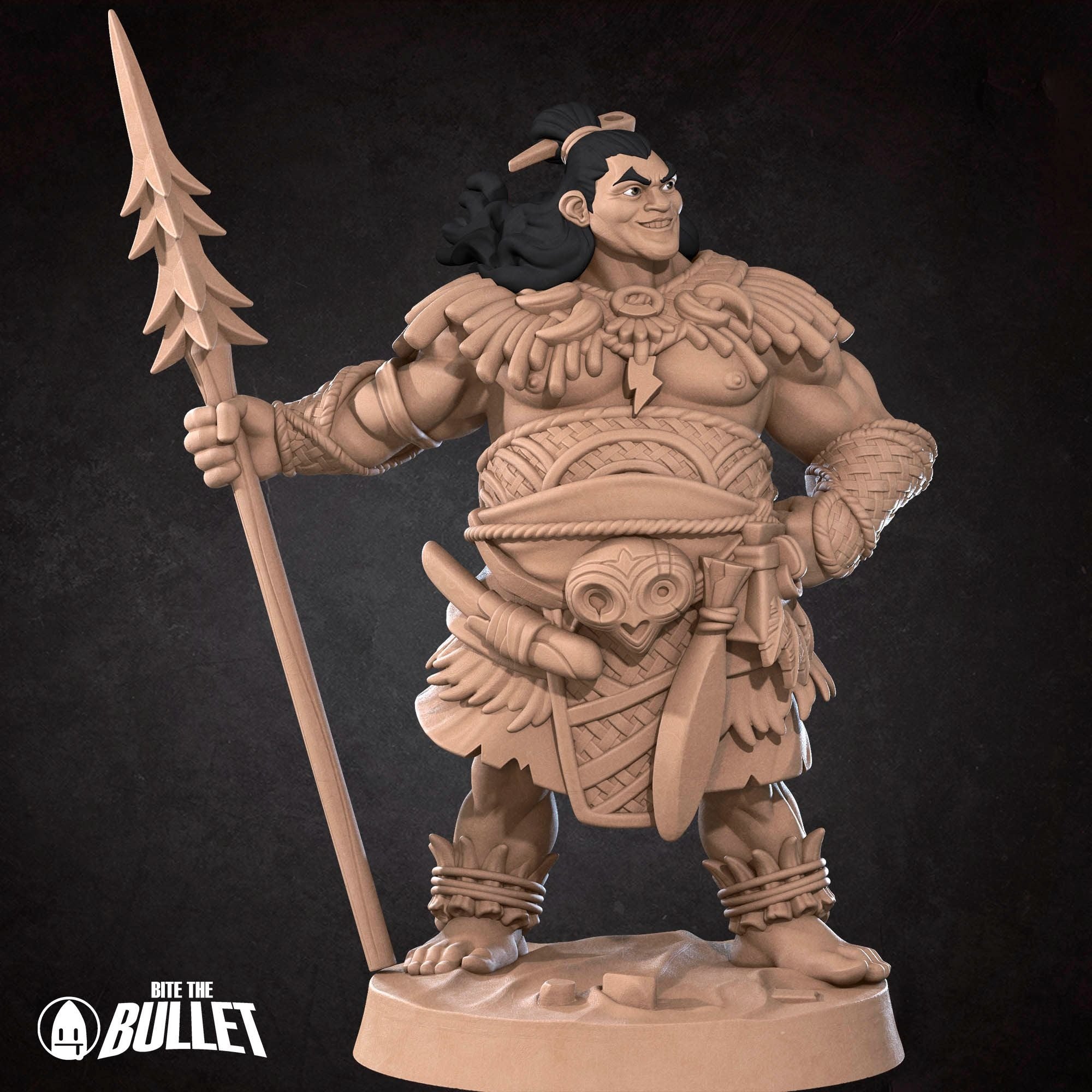 Human Exemplar - Iconic Heroes - 3d Printed Miniature sculpted by Bite the Bullet