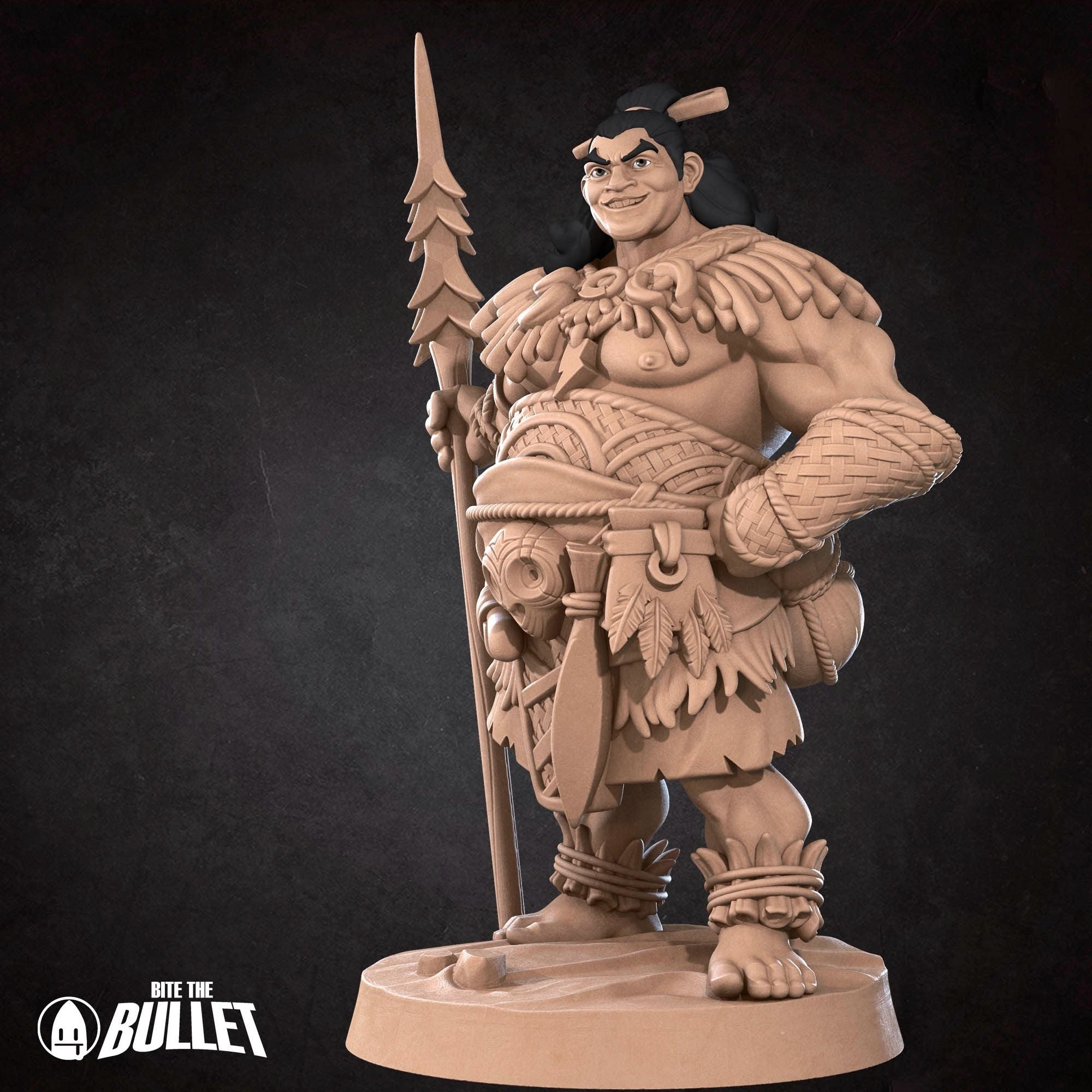 Human Exemplar - Iconic Heroes - 3d Printed Miniature sculpted by Bite the Bullet