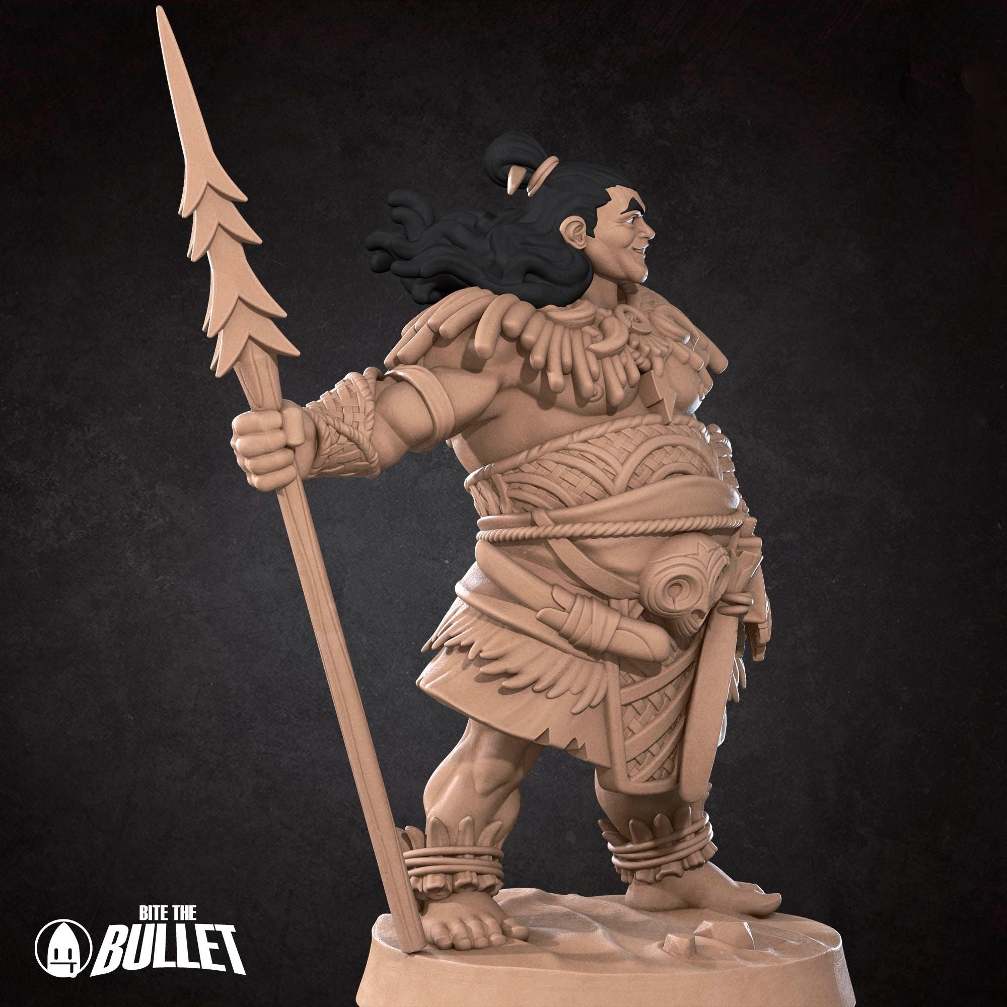 Human Exemplar - Iconic Heroes - 3d Printed Miniature sculpted by Bite the Bullet