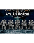 Atlan Forge - 5 Model Modular Unit 3d Printed Sculpted by Atlan Forge