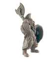 Fighter, Dwarf Male - 3d Printed Miniature Sculpted by EC3D