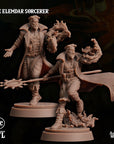 Fire Elemdar Sorcerer - Scales of Greed - 3d Printed Miniature by Arcane Minis