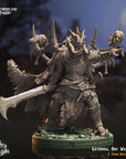 Gothmog the Cruel, Orc Warlord - 3d Printed Miniature by Crippled God Foundry